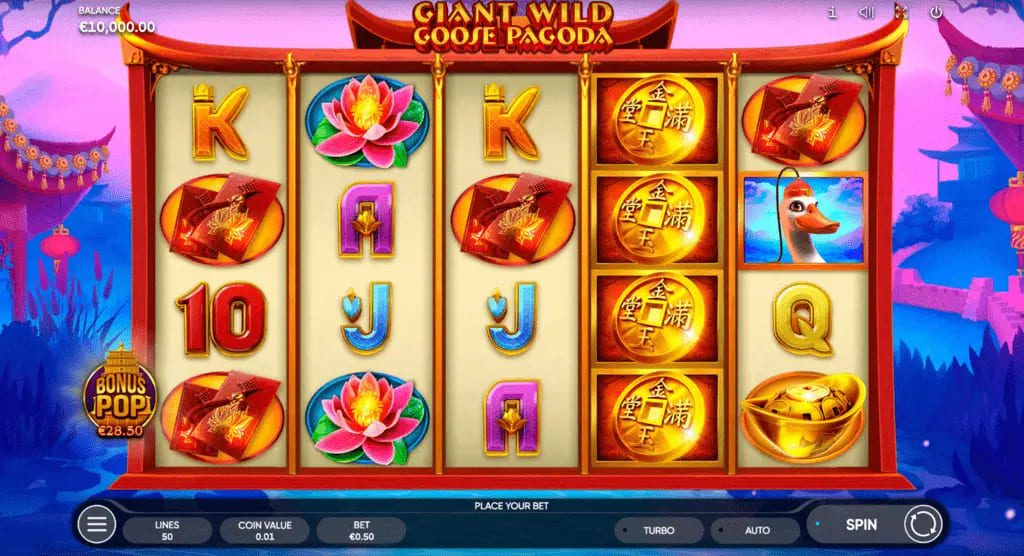 Giant Wild Goose Pagoda Slot